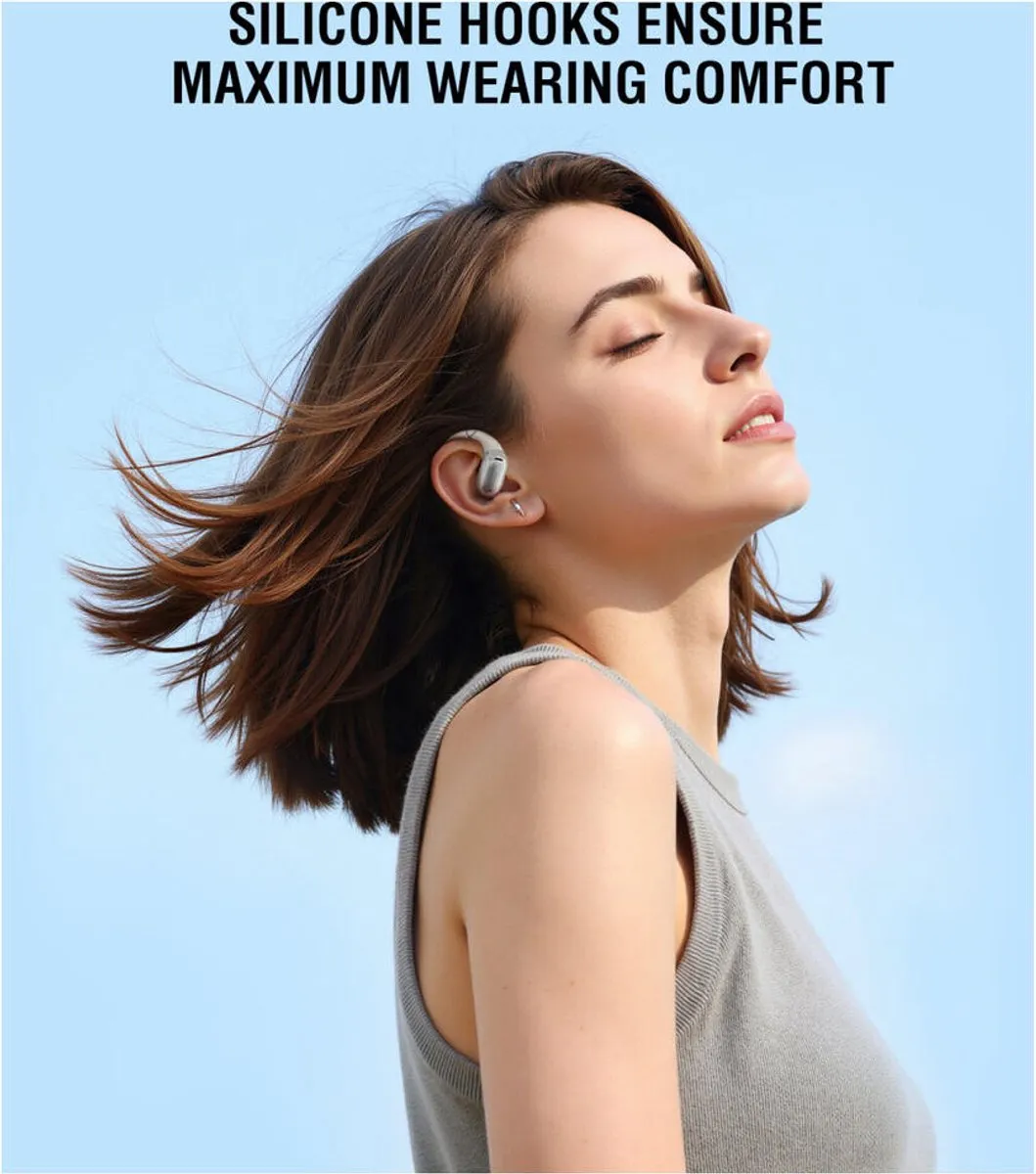 4Smarts Skybuds AI OWS Draadloze Hoofdtelefoon - Zwart - afbeelding 6 van 6