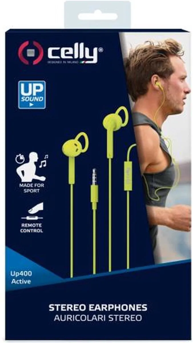 Celly UP400 In-Ear Oordopjes - Geel