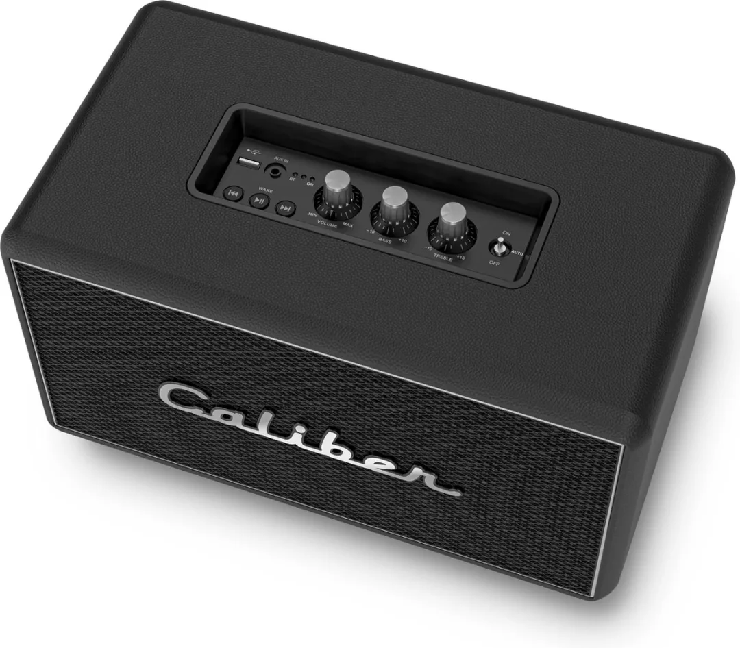 Caliber Retro Speaker HFG411BT-SBL - 200W - Zwart/Zilver