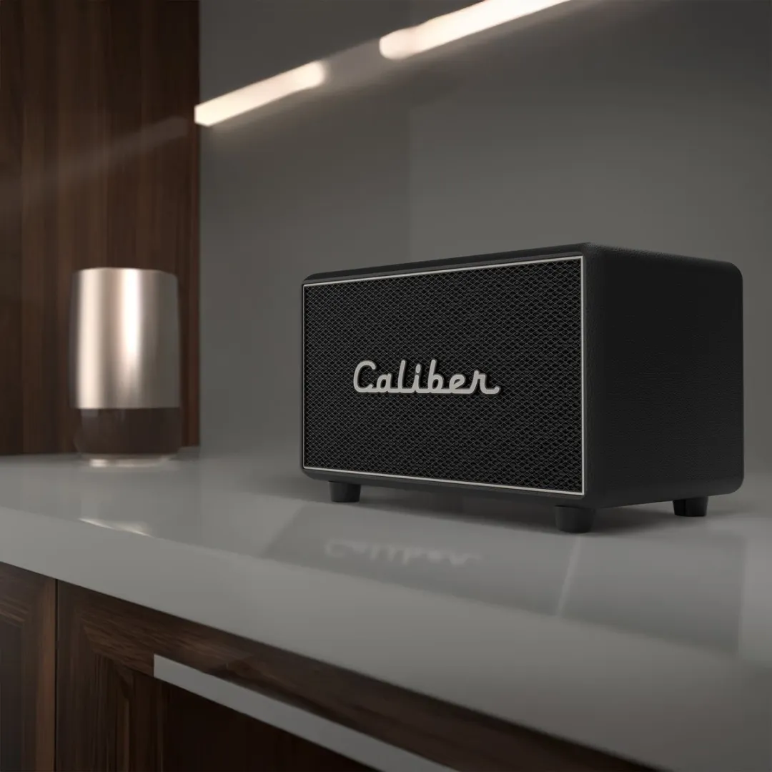 Caliber Retro Speaker HFG411BT-SBL - 200W - Zwart/Zilver