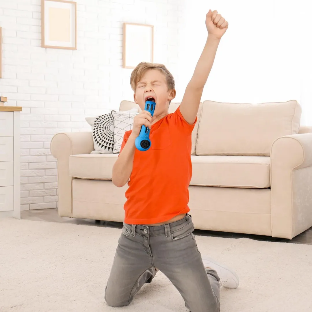 Celly Festival Microfoon Bluetooth Blauw
