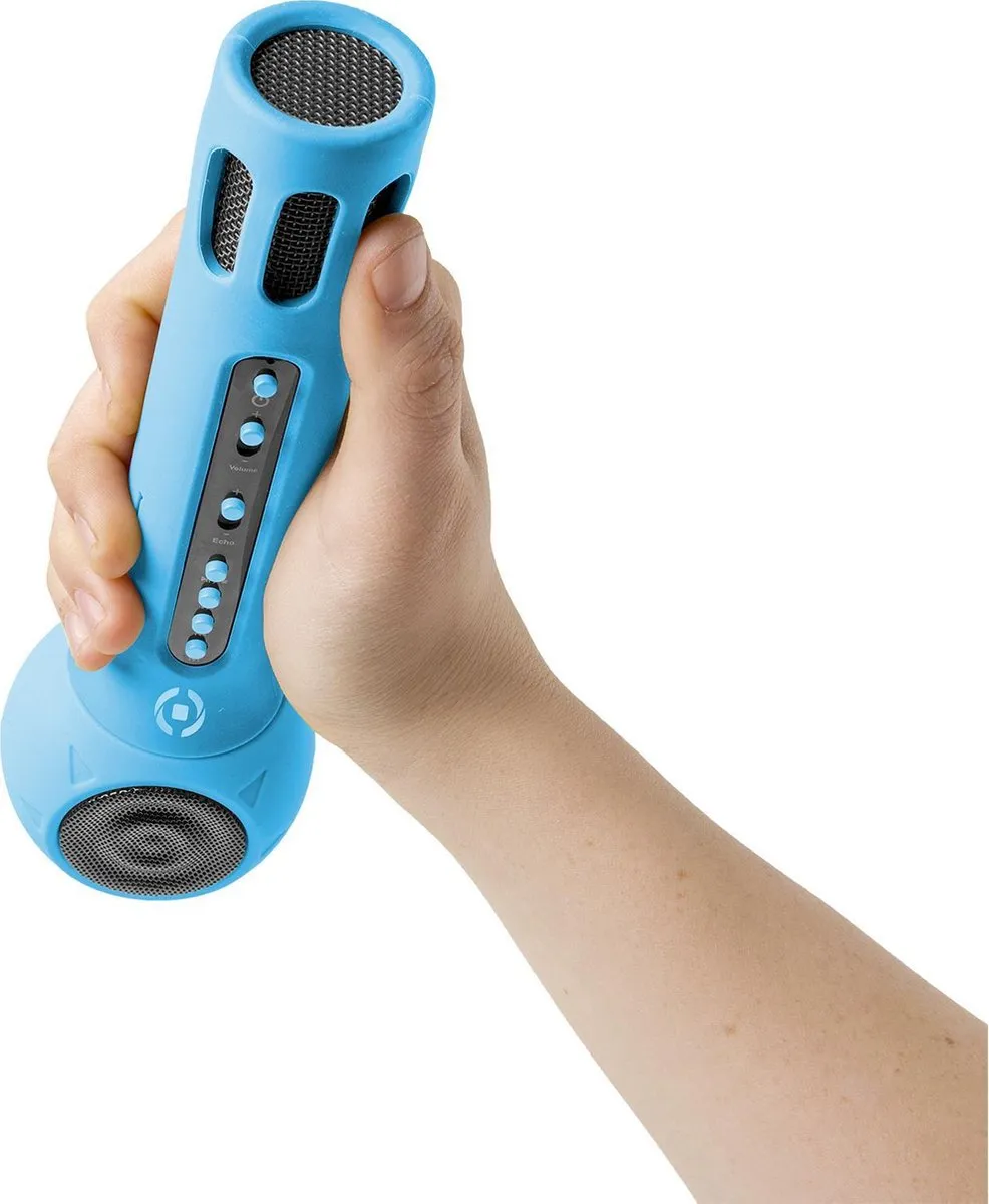 Celly Festival Microfoon Bluetooth Blauw