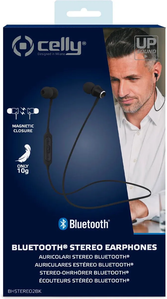 Celly BH Stereo 2 Oordopjes Bluetooth - Zwart