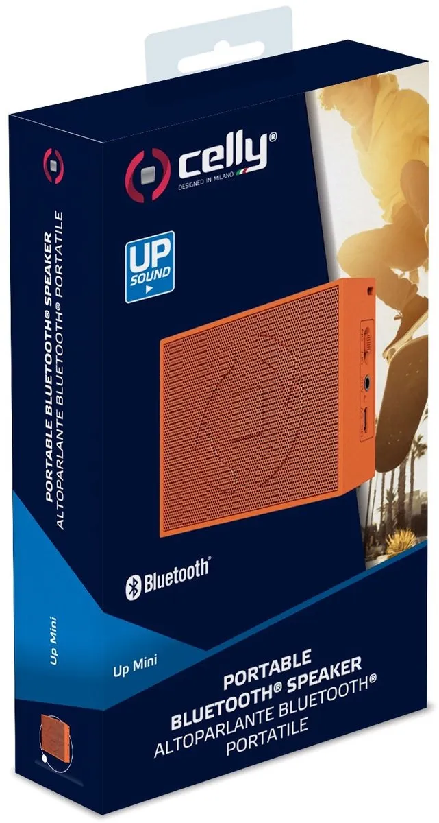 Celly UpMini Bluetooth Speaker - Oranje