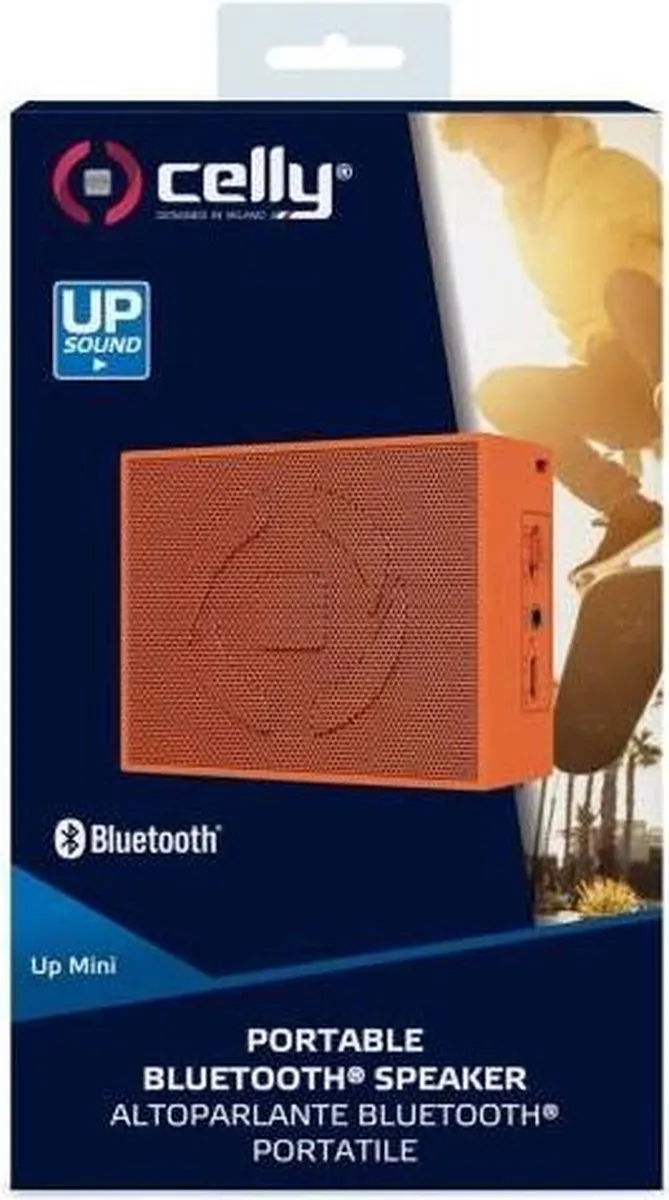 Celly UpMini Bluetooth Speaker - Oranje