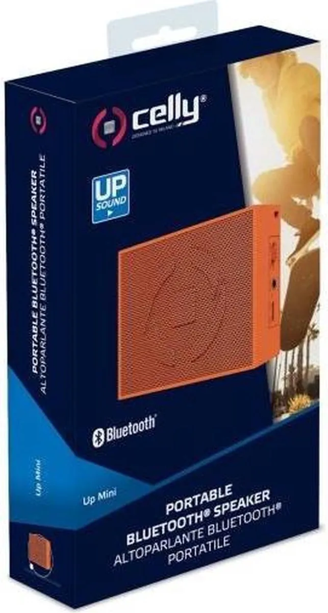 Celly UpMini Bluetooth Speaker - Oranje
