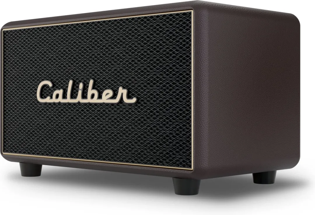Caliber Retro Speaker HFG411BT-GBR - 200W - Bruin/Goud
