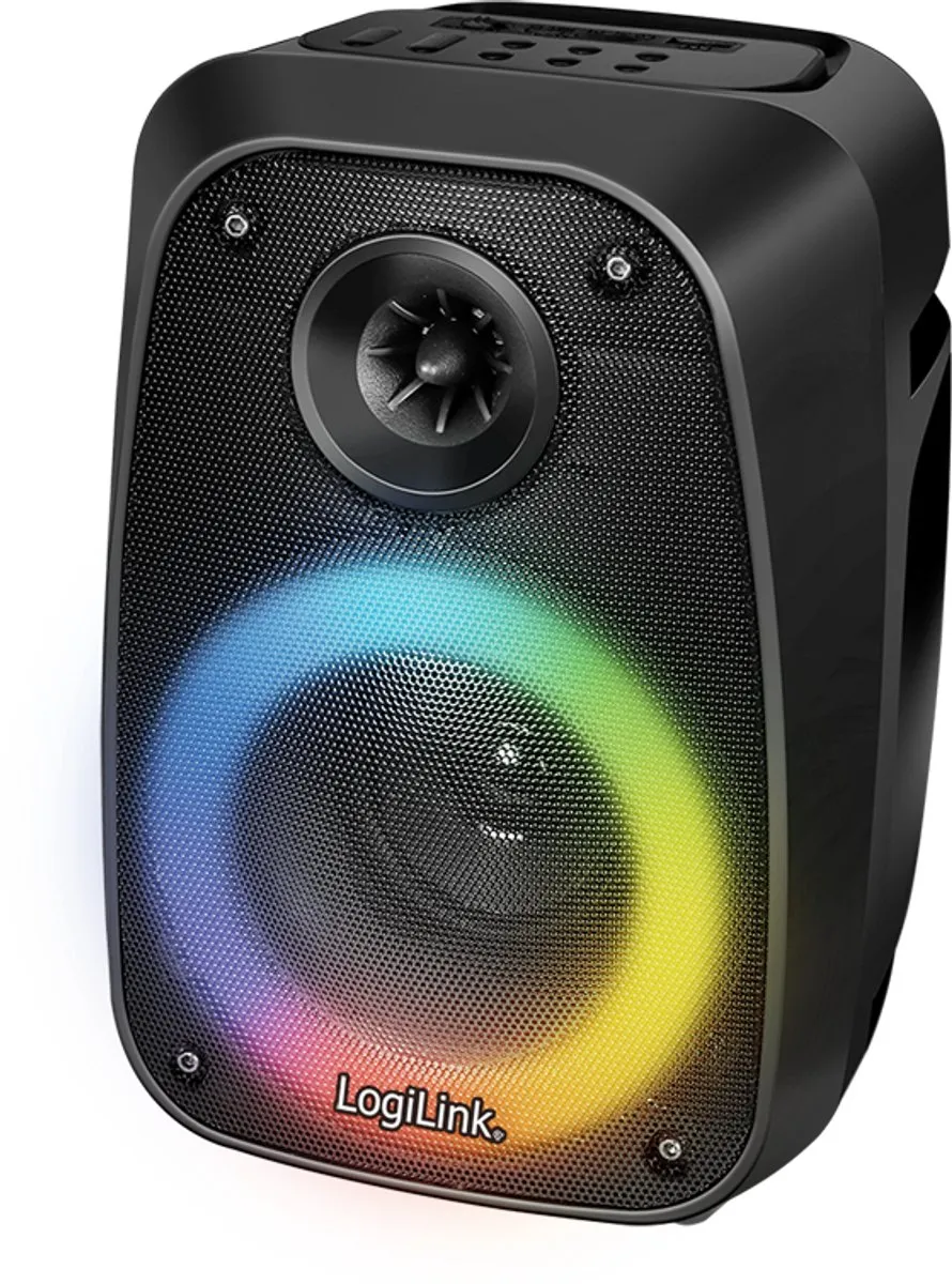 Logilink SP0065 TWS-luidspreker - 10W - RGB - Zwart