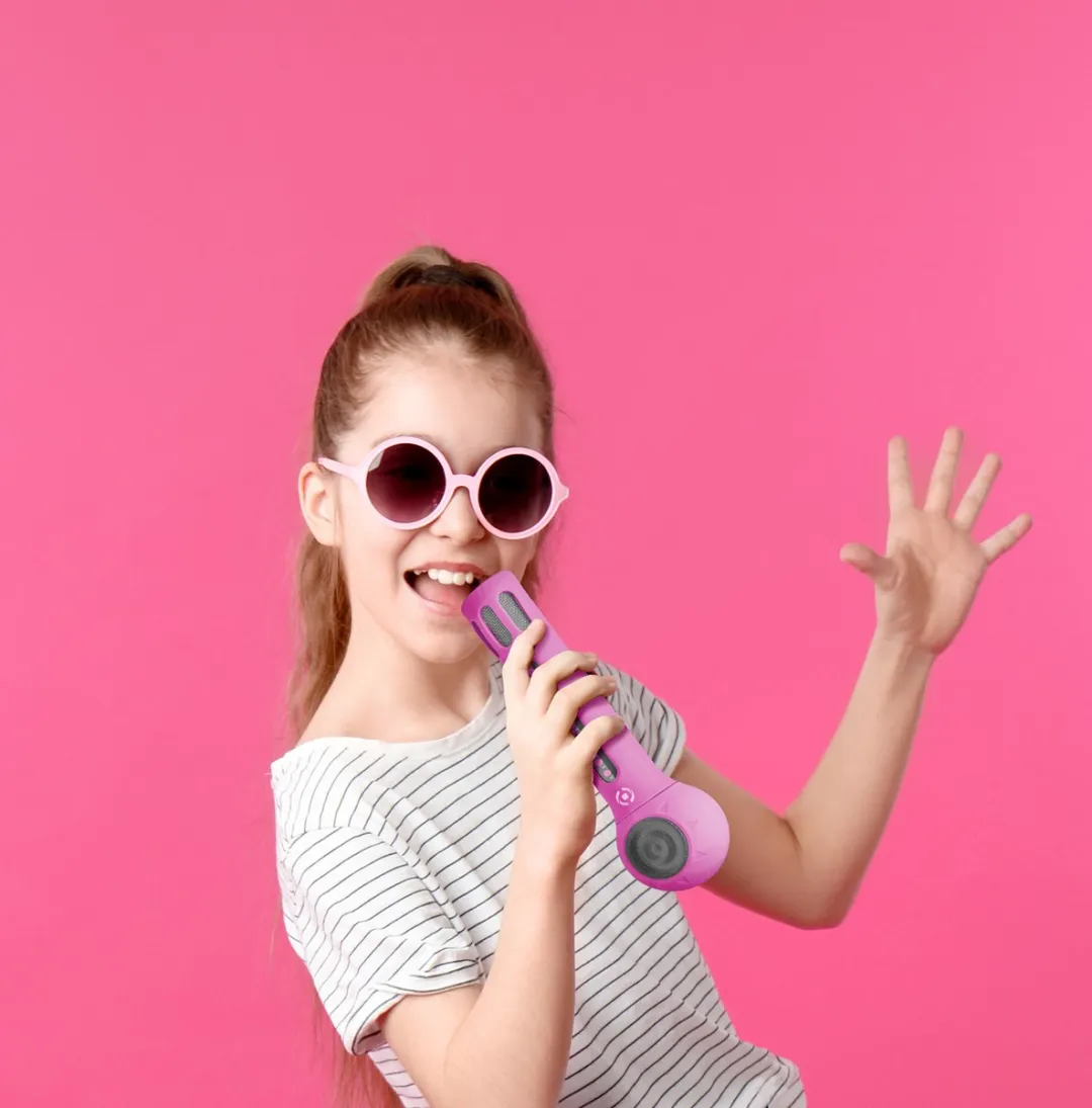 Celly Tech for Kids Microfoon Karaf 3W - Roze