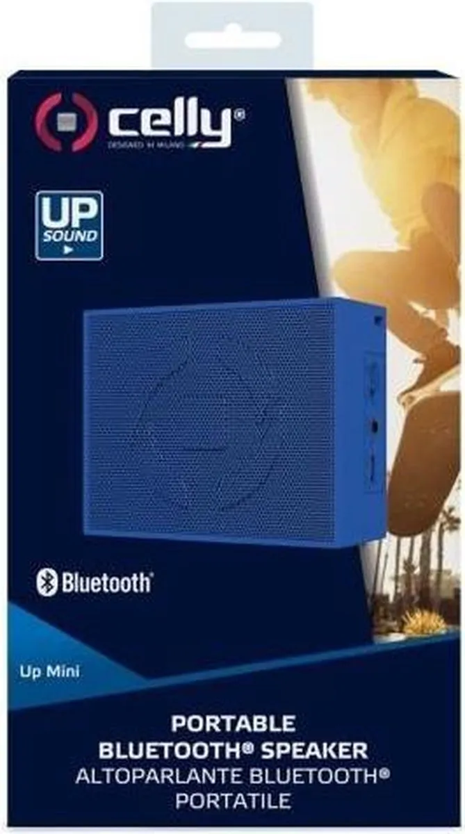 Celly Up Mini Bluetooth Speaker - Blauw