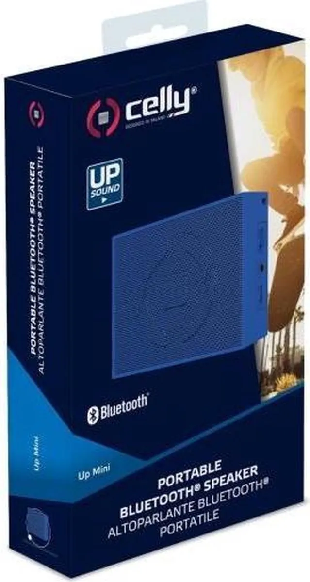 Celly Up Mini Bluetooth Speaker - Blauw