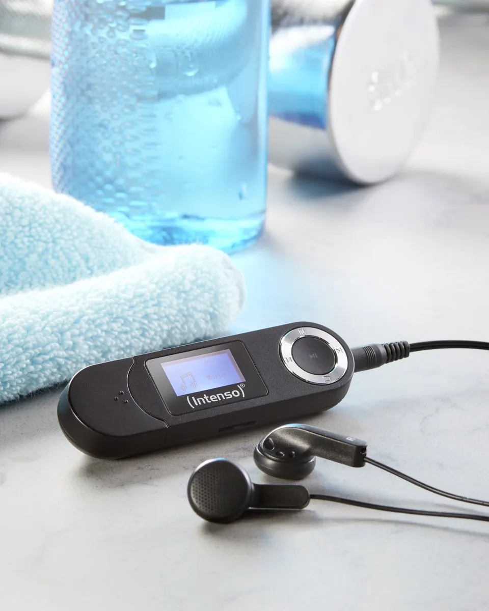 Intenso Music Walker MP3 Speler 16GB - Zwart - afbeelding 6 van 6