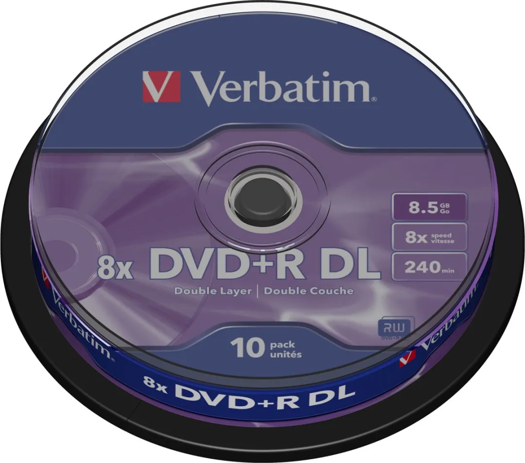 Verbatim 43666 DVD+R DL 8,5GB 50 Stuks