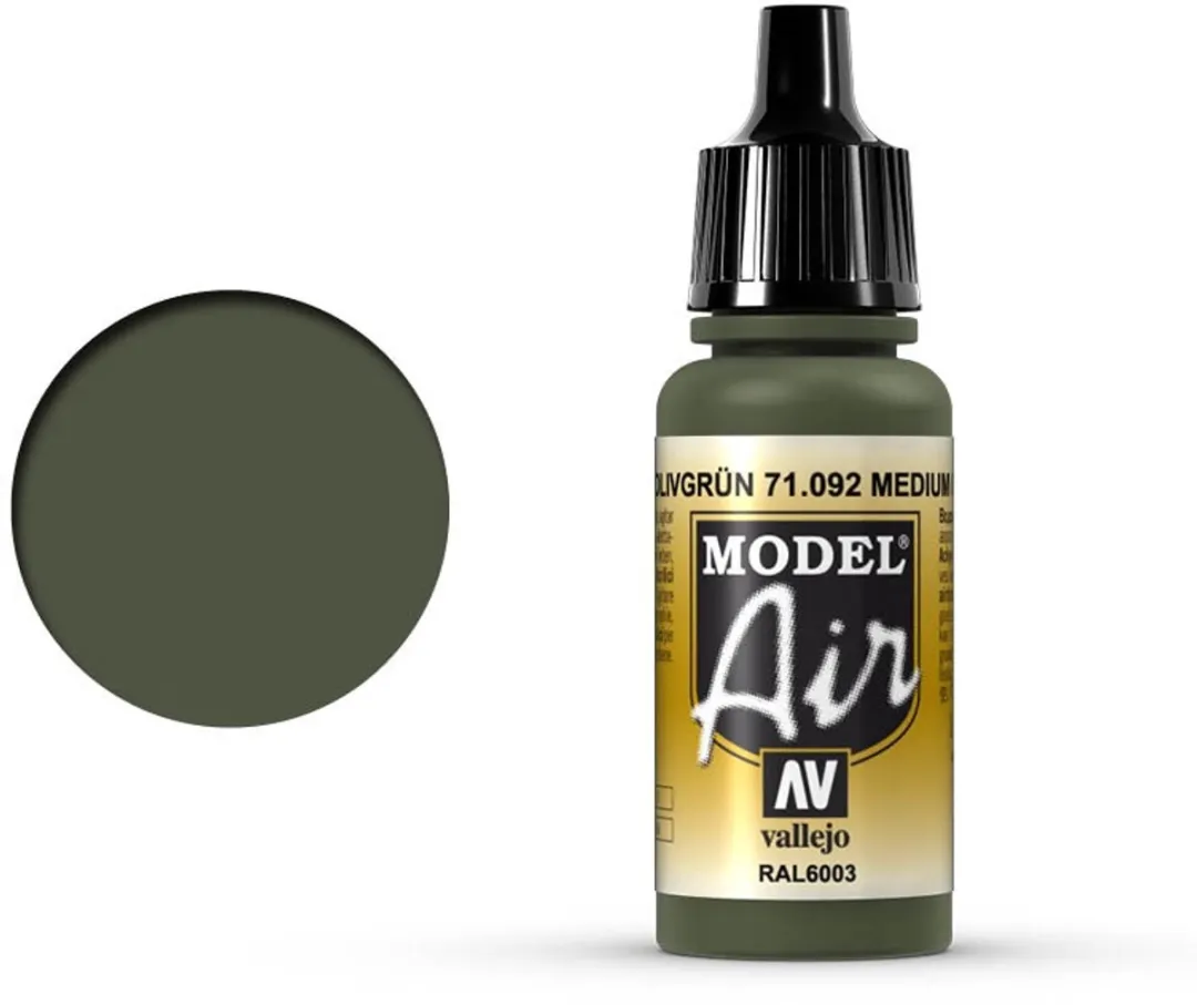 Vallejo Model Air Medium Olive Acrylverf 17ml