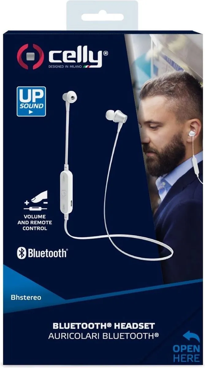 Celly 8021735742807 Bluetooth Headset - Wit