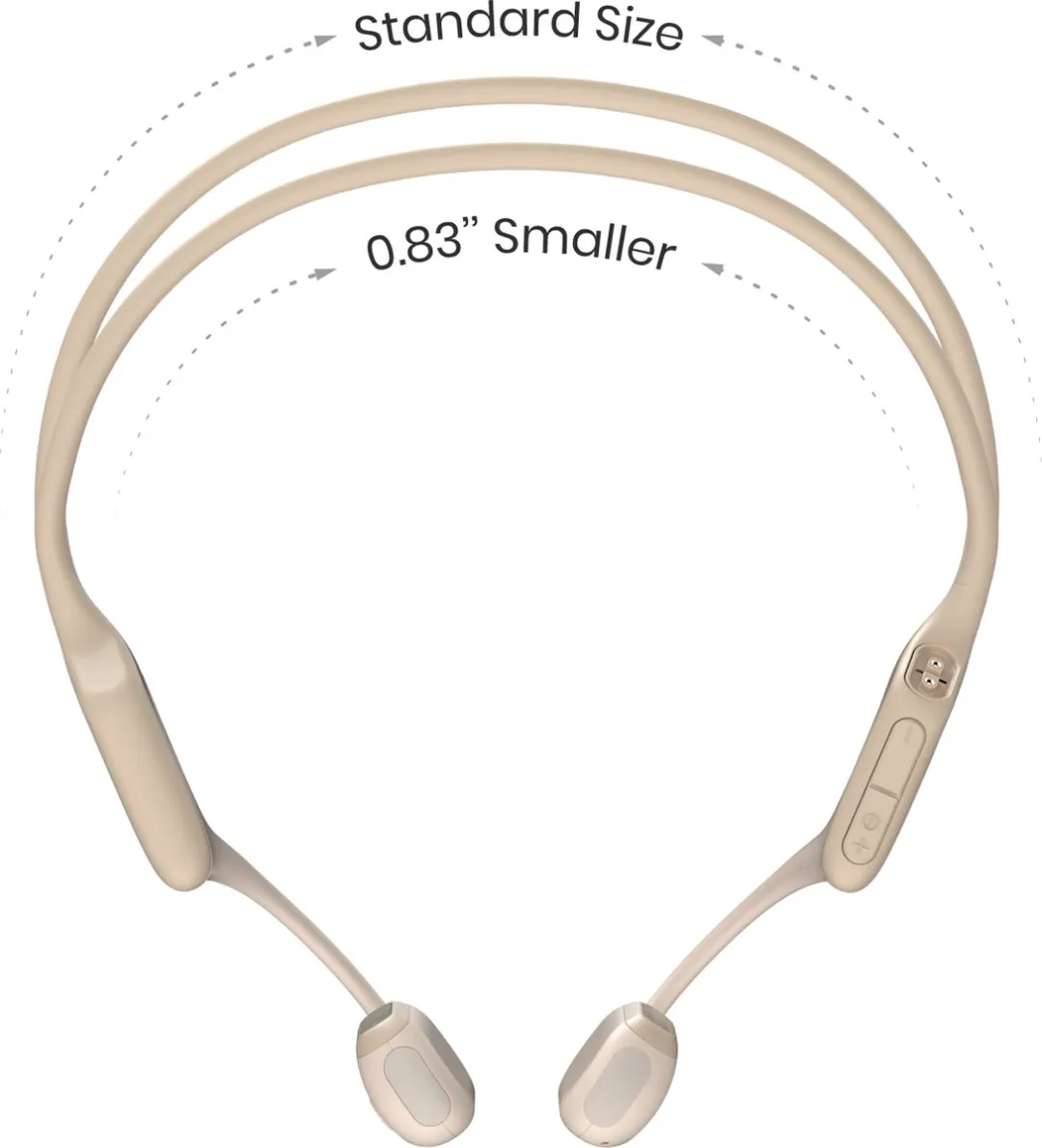 Shokz OpenRun Pro Mini S811-MN-BG Sporthoofdtelefoon - Beige