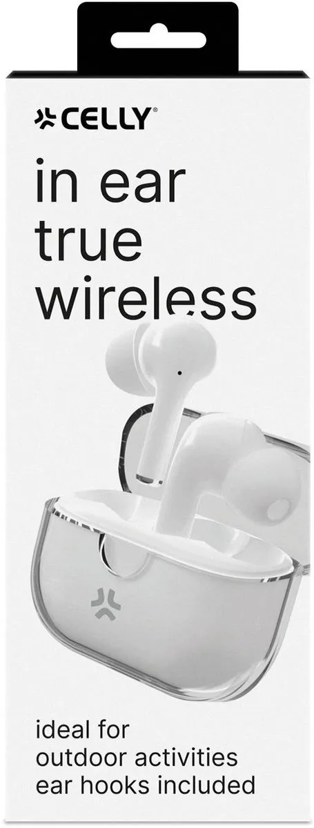 Celly Clear CLEARWH Oordopjes - Noise Cancelling - Bluetooth - Wit