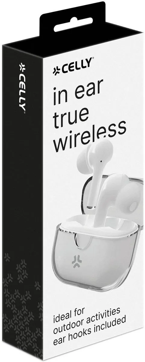 Celly Clear CLEARWH Oordopjes - Noise Cancelling - Bluetooth - Wit
