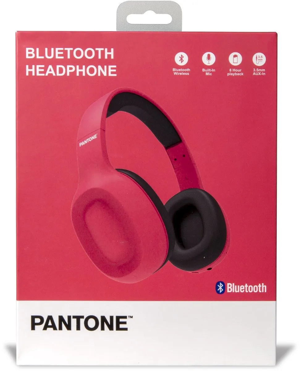 Celly Pantone Koptelefoon Bluetooth Roze