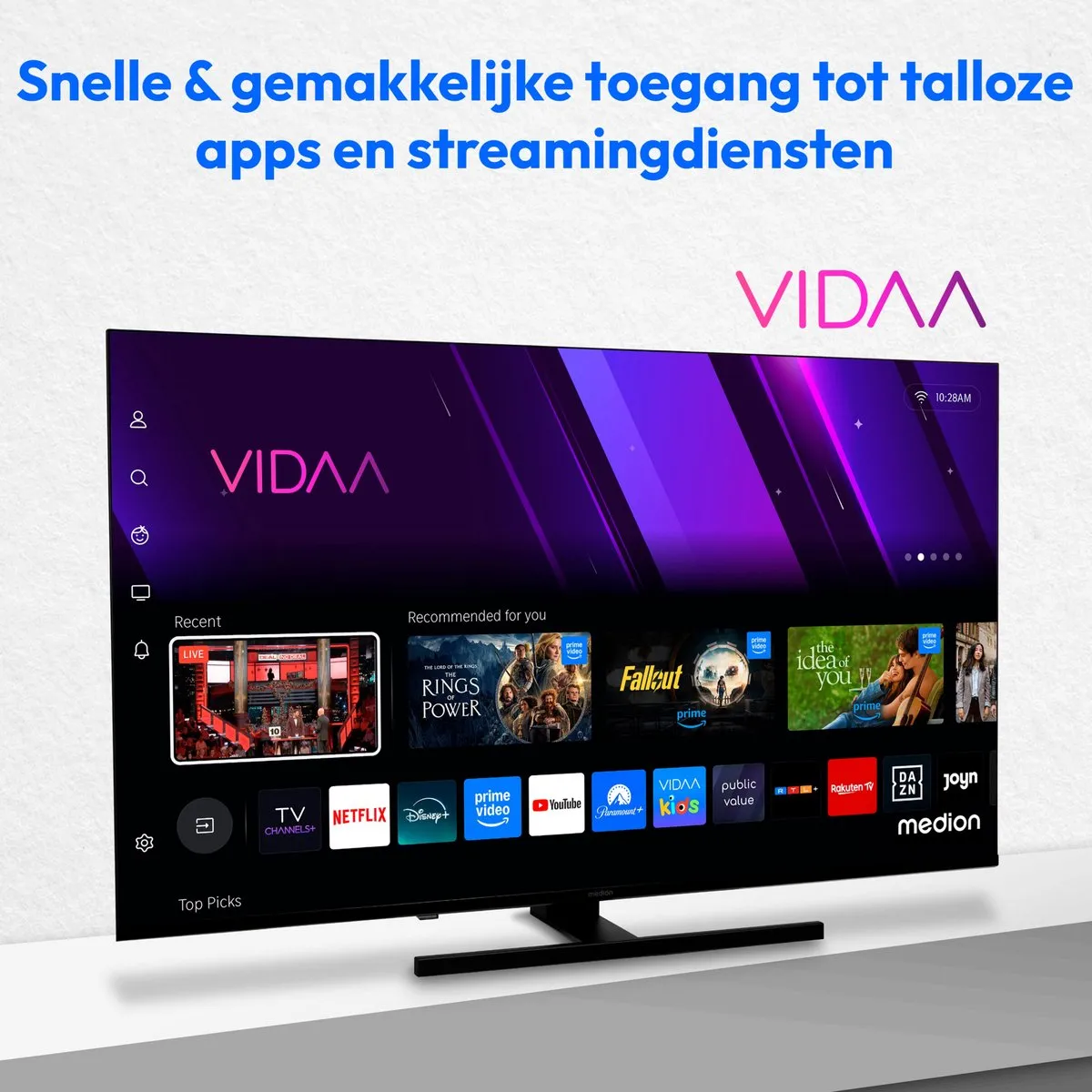 Medion 50 inch QLED TV MD 850600 - Dolby Vision HDR