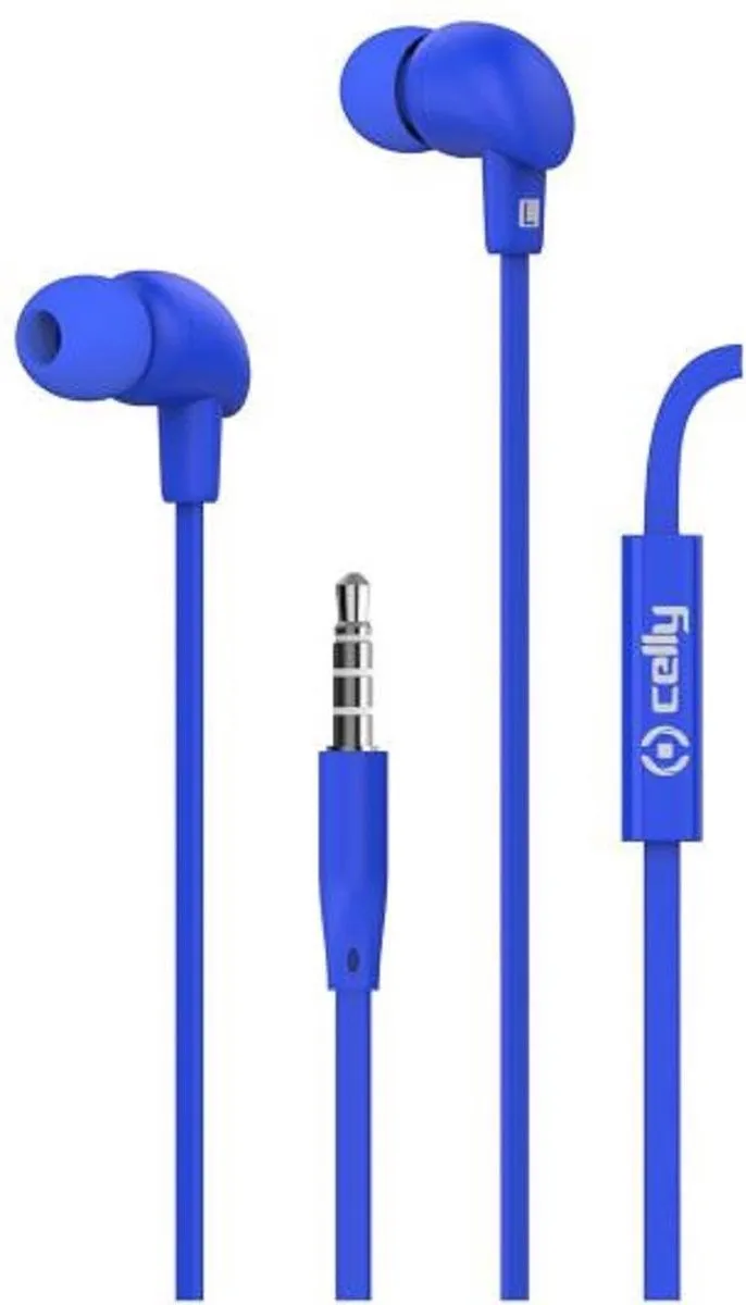 In-Ear Stereo Oordopjes UP600, Blauw - Kunststof - Celly