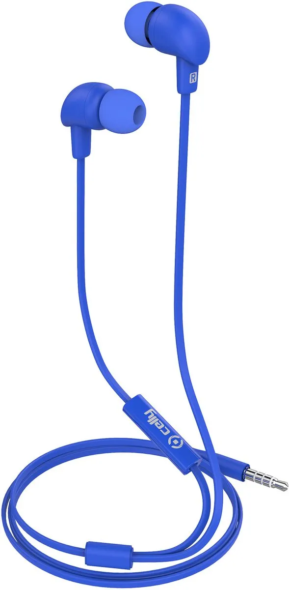 In-Ear Stereo Oordopjes UP600, Blauw - Kunststof - Celly