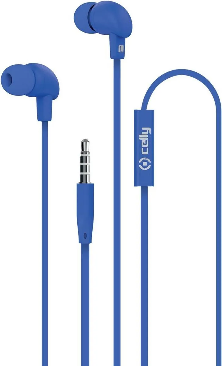 In-Ear Stereo Oordopjes UP600, Blauw - Kunststof - Celly