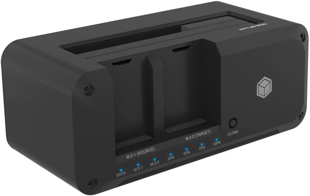 Icy Box IB-2924MSCL-C31 Kloon- & Docking Station - USB 3.2 Gen 2 - 3 Schijven