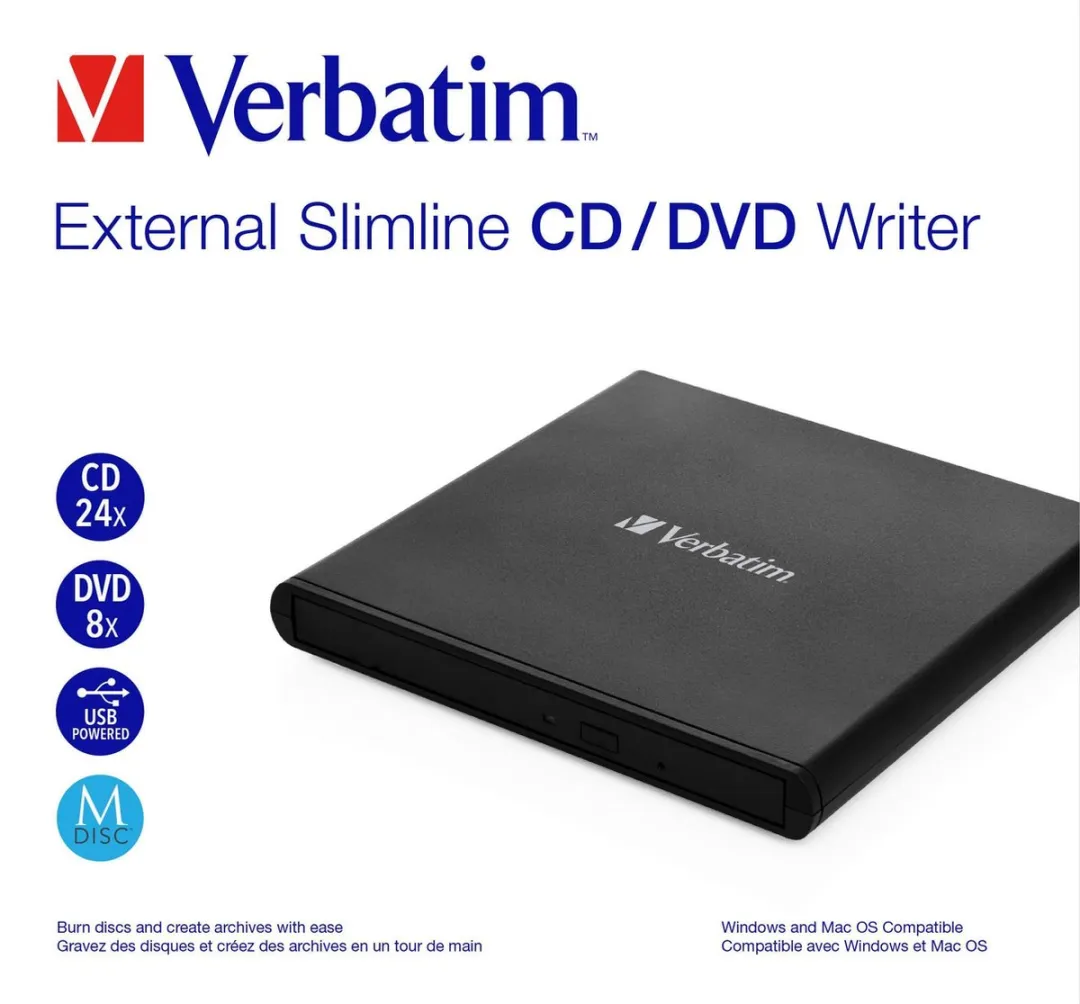 Verbatim MOBILE DVD Rewriter 53504 USB 2.0