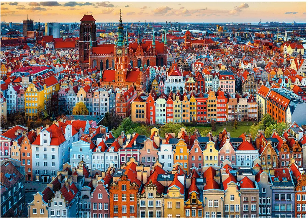 Trefl Legpuzzel 1000 Stuks Gdansk Uitzicht - Premium Plus - Multicolor
