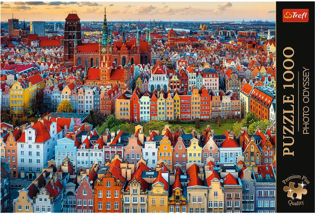 Trefl Legpuzzel 1000 Stuks Gdansk Uitzicht - Premium Plus - Multicolor