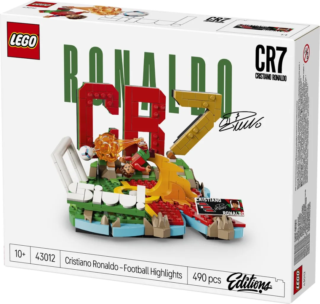 LEGO Cristiano Ronaldo Voetbal Bouwpakket 43012 - 490 Stukken