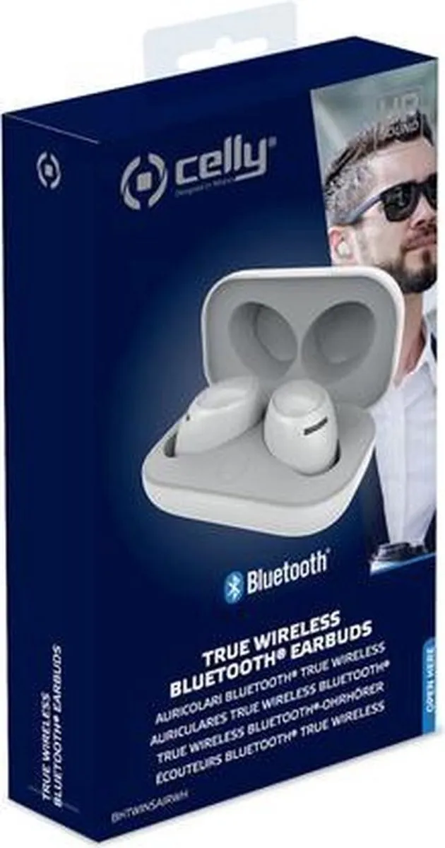 Celly BH Twins Air Headset 630013 - Wit