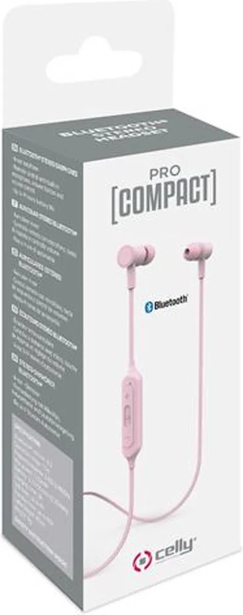Celly PCBHSTEREOPK Bluetooth Oordopjes - Roze