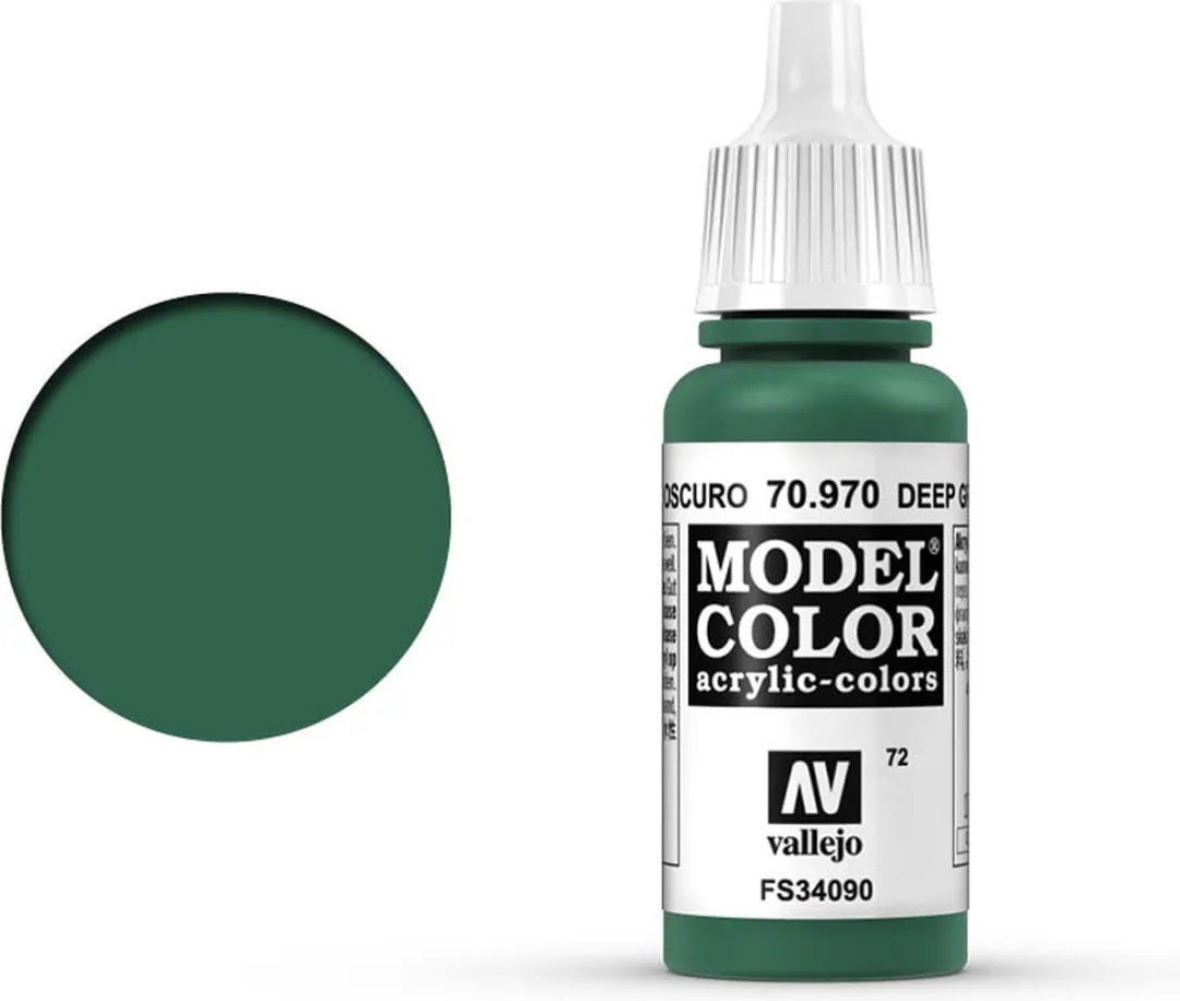 Vallejo Model Color Deep Green Acrylverf 17ml