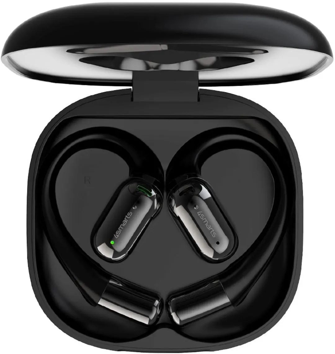 4Smarts SkyBuds AI 4252011911189 Open-Oor Bluetooth Hoofdtelefoon - Zwart