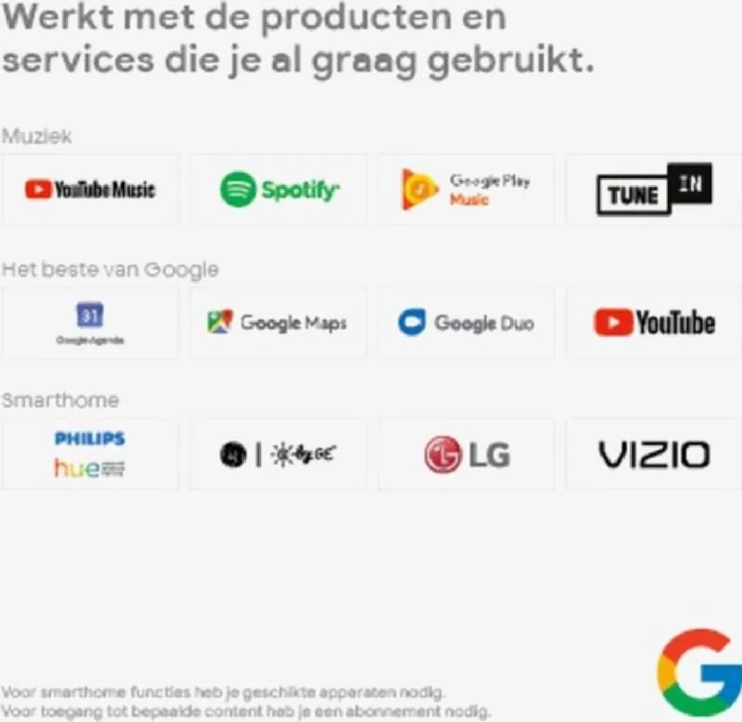 Google Nest Mini GA00781-EU Smart Speaker - Zwart