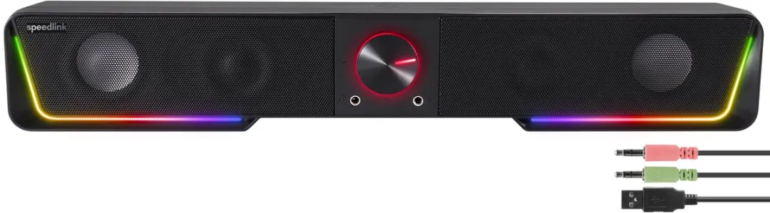 Speedlink GRAVITY RGB Soundbar - Zwart