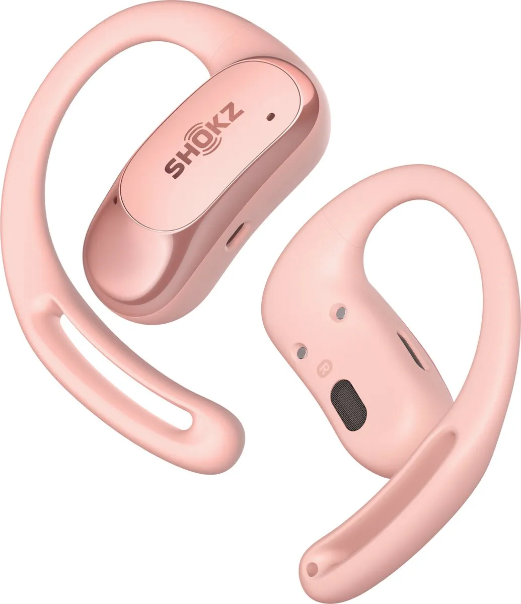 Shokz OpenFit Air - Open-ear - Sporthoofdtelefoon - Draadloze Oordopjes - Roze