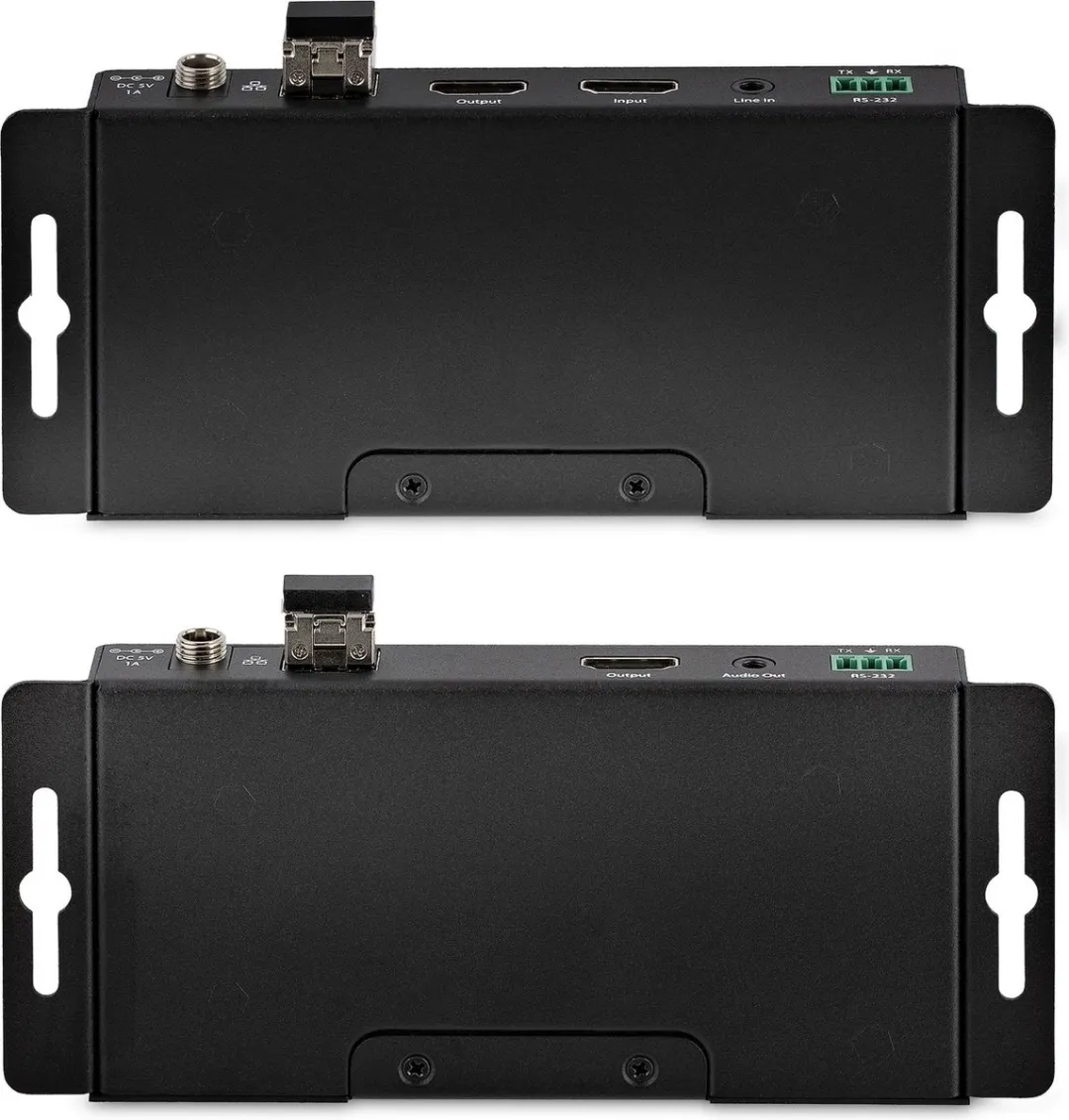 StarTech.com ST121HD20FXA2 audio/video extender AV-zender & ontvanger Zwart