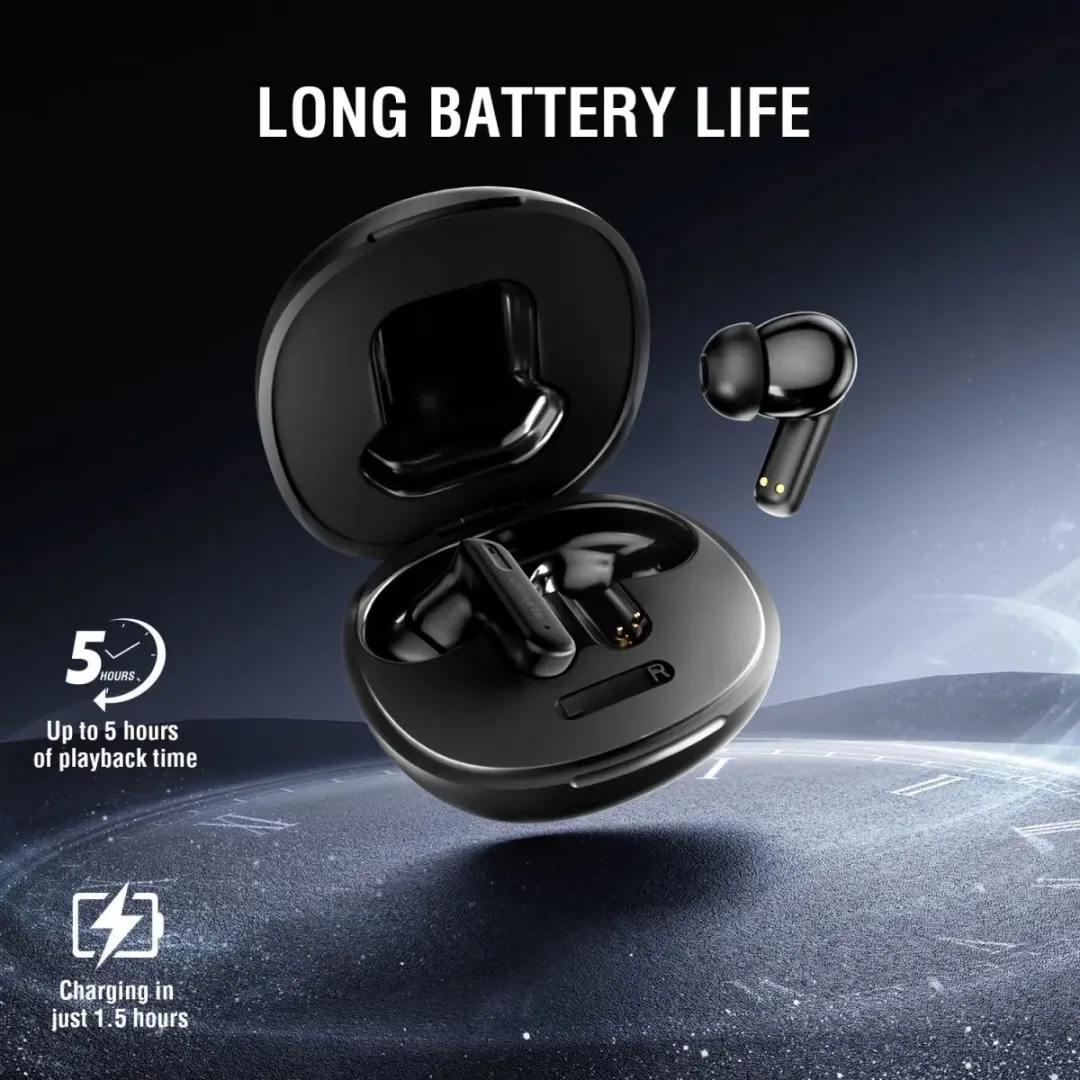 4Smarts SkyBuds Pro 541301 TWS Oordopjes - Zwart - afbeelding 6 van 6