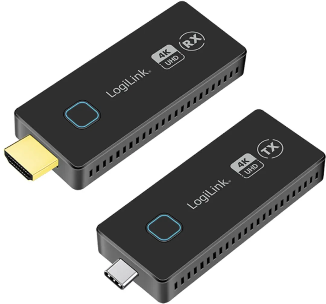 LogiLink HDW0104 Draadloze HDMI-set 30 m