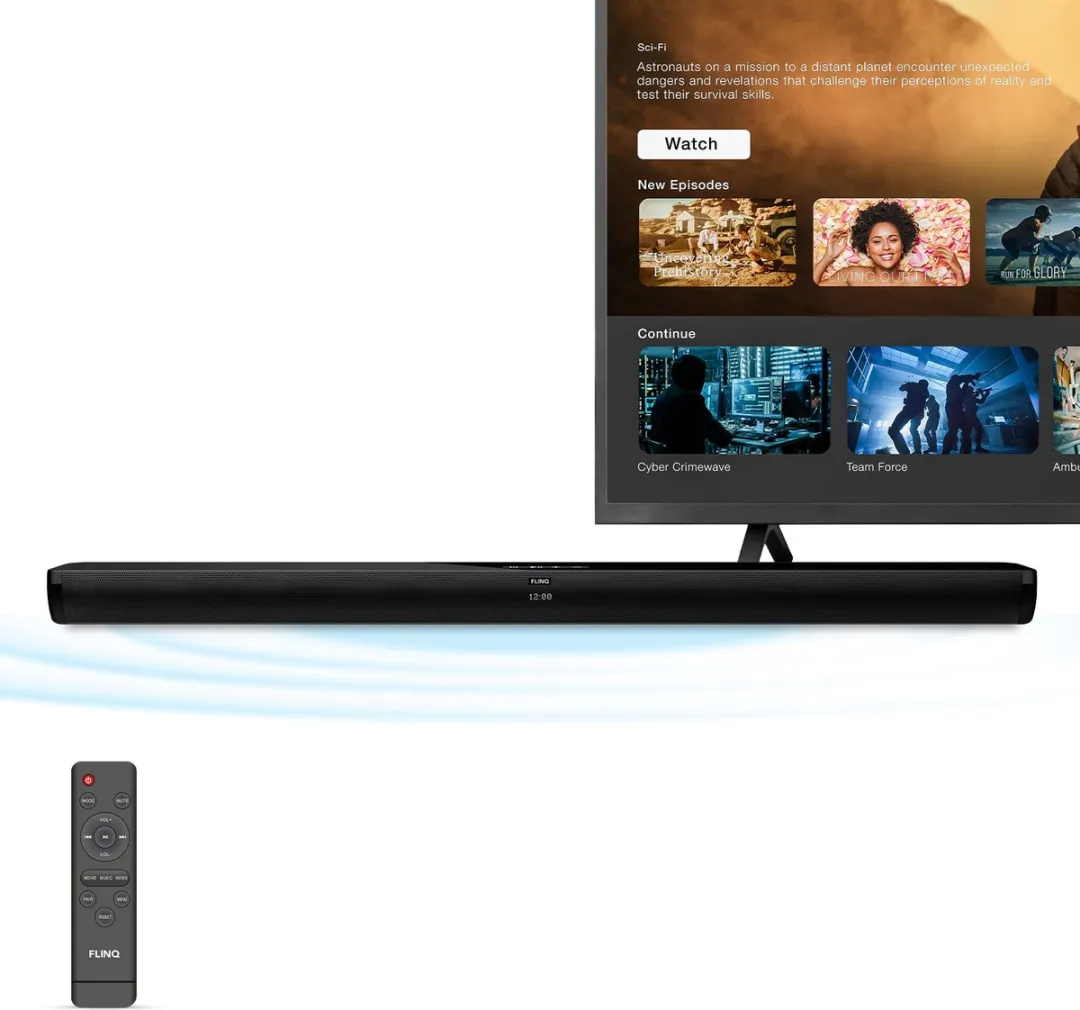 FlinQ Play Soundbar met Subwoofer