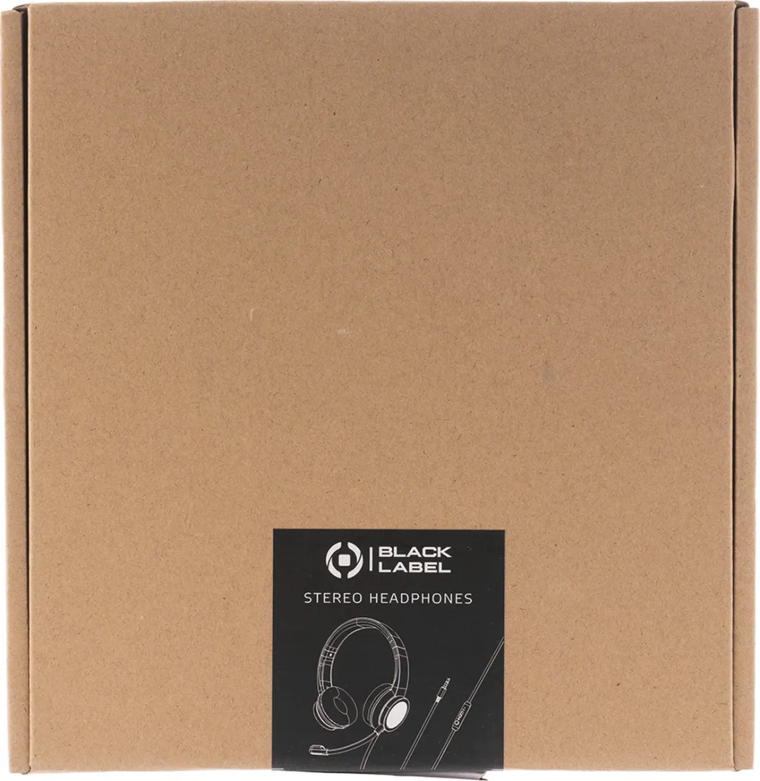 Celly Black Label BLHEADSET Bedrade Hoofdtelefoon - Zwart