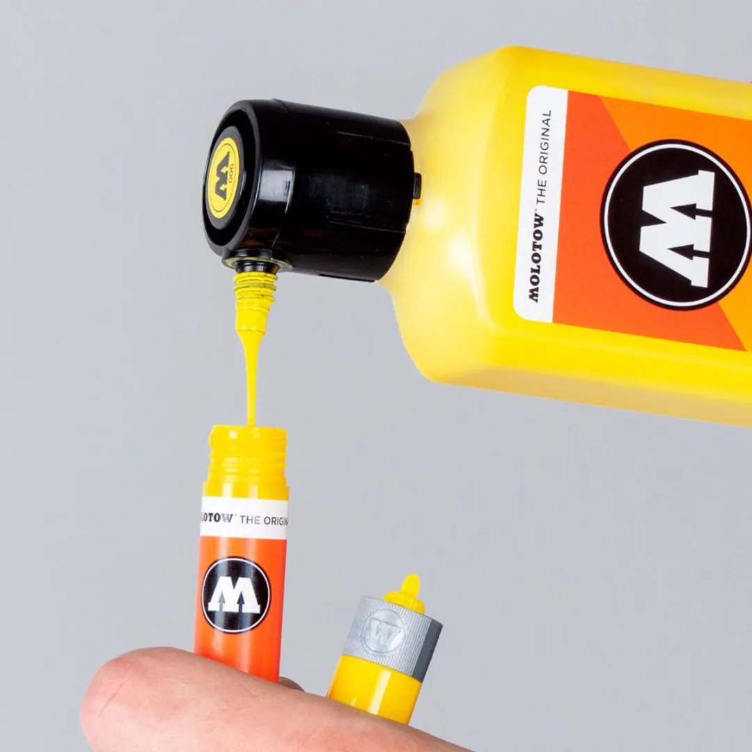 Molotow ONE4ALL™ - 180ml Nachtblauwe navul Inkt op acrylbasis