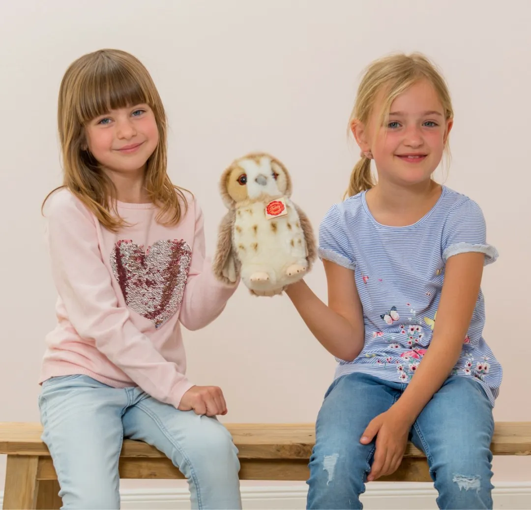 Teddy Hermann Knuffeldier Uil - Beige - 20 cm