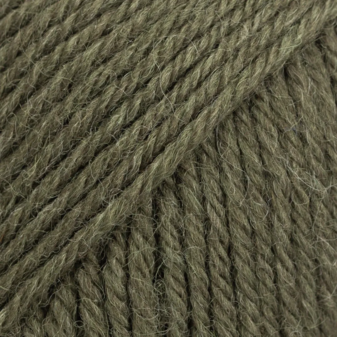 Drops Karisma Uni Colour Wol Garen 57 Olijfgroen