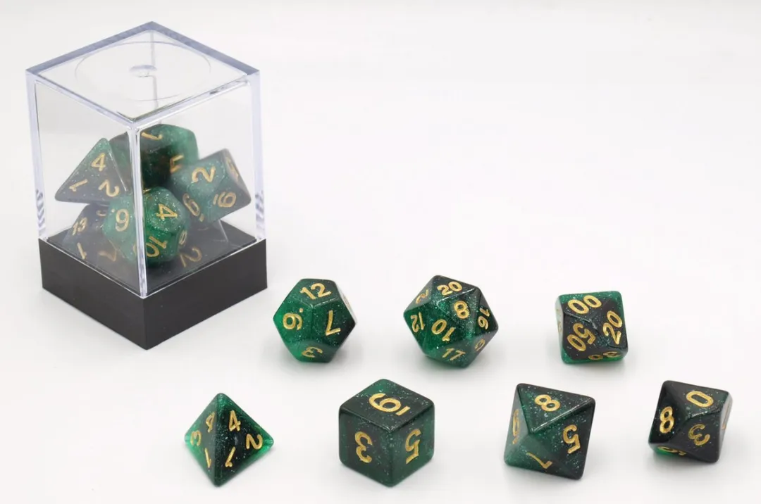 HOT Games Dobbelstenen Stardust Groen
