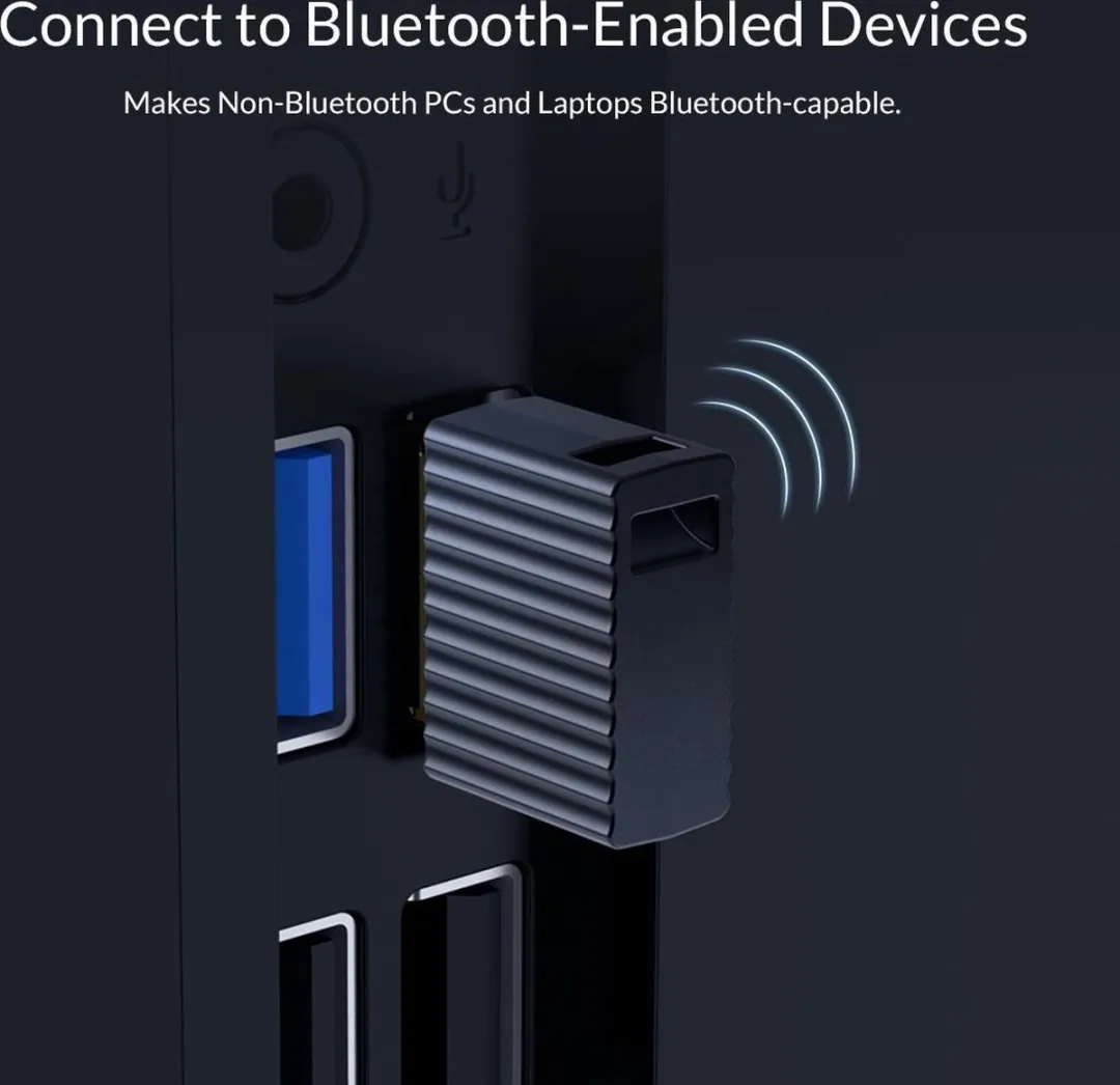 ORICO Bluetooth 5.0 + BR / + EDR adapter - bereik van 20M - Zwart