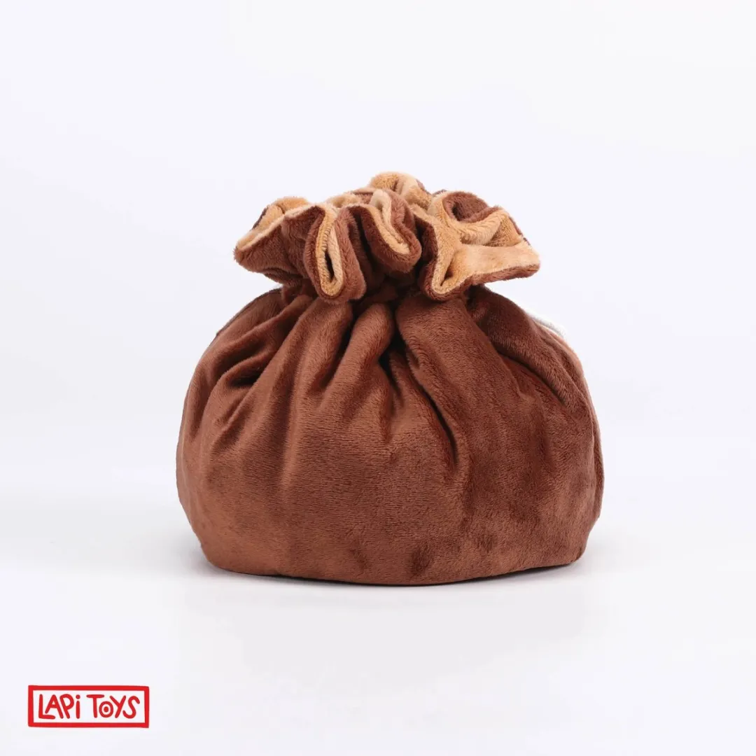 Lapi Toys D&D Dobbelstenen Fluweel Bruin Zak